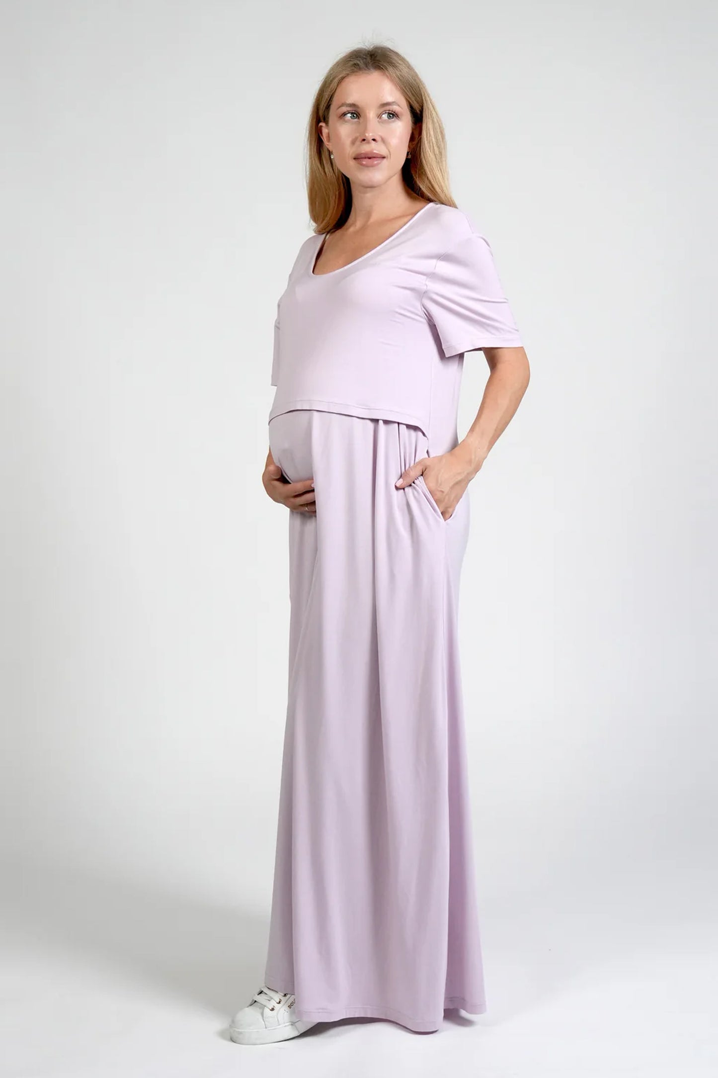 Everyday Nursing Dress - Lavender