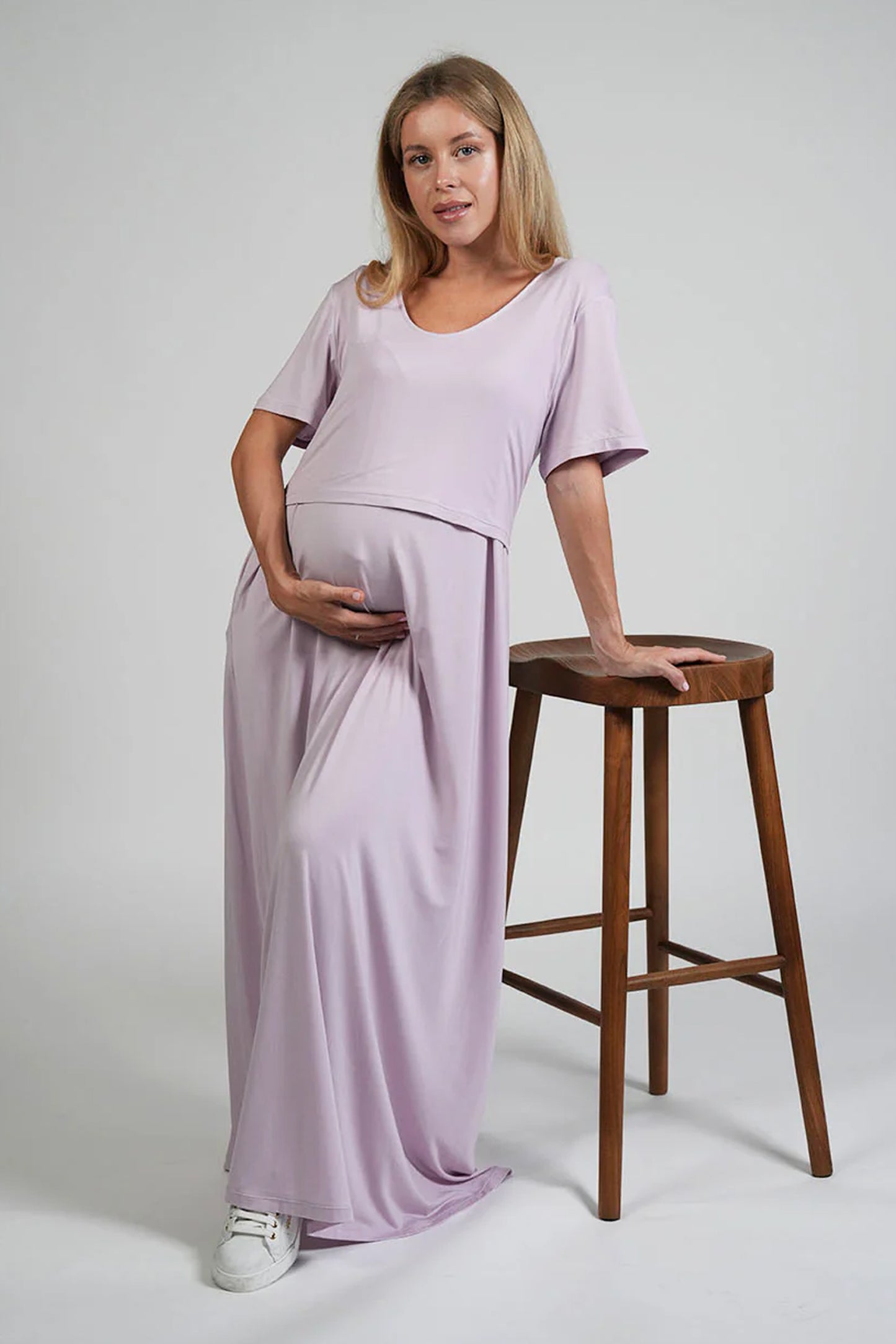 Everyday Nursing Dress - Lavender