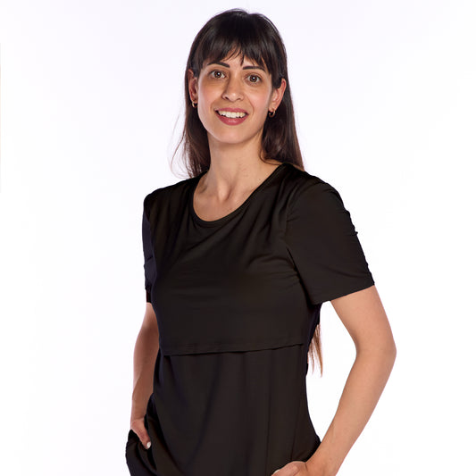 Essential Everyday Shirt in black from Bumply Shop
