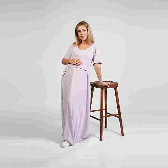 Everyday Nursing Dress - Lavender