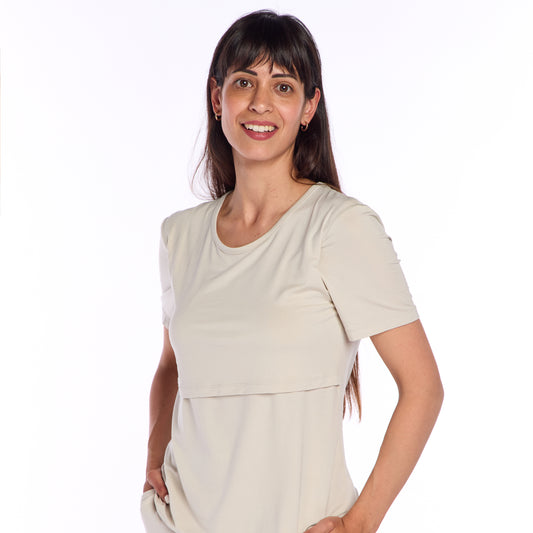 Essential Everyday Shirt in beige from Bumply Shop