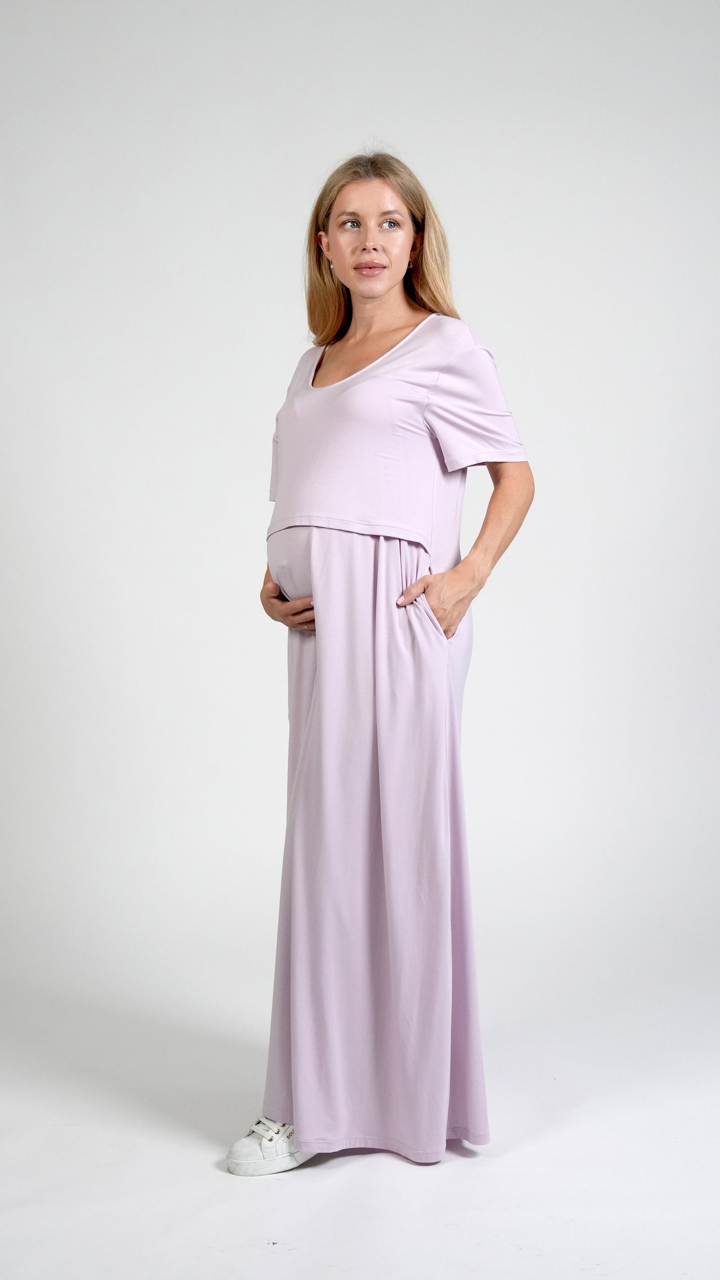 Everyday Nursing Dress - Lavender