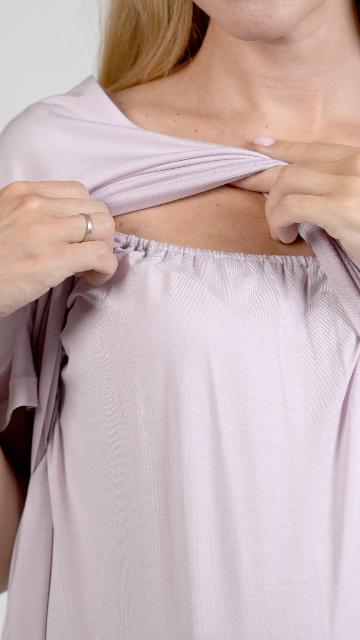 Everyday Nursing Dress - Lavender