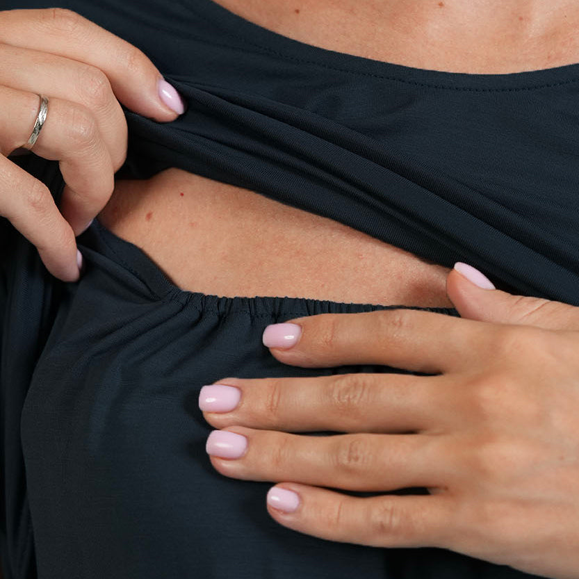 Black everyday shirt designed for comfort from Bumply Shop