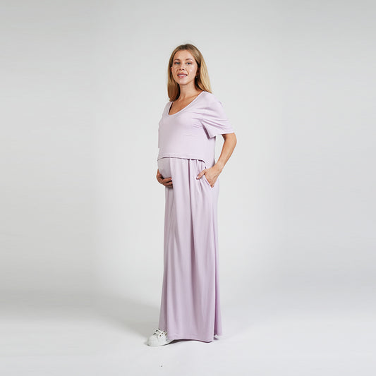 Everyday Nursing Dress - Lavender
