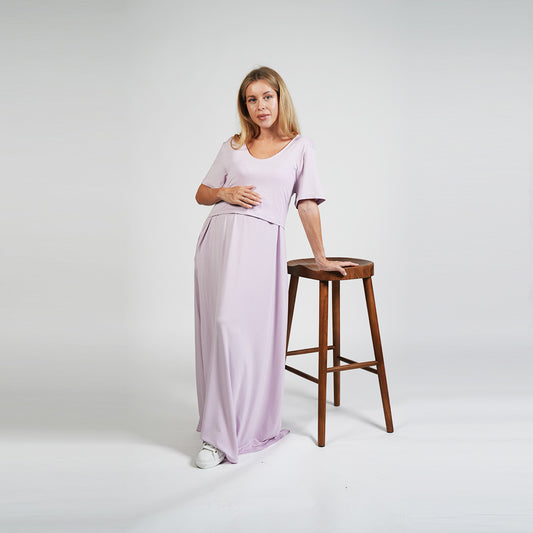 Everyday Nursing Dress - Lavender