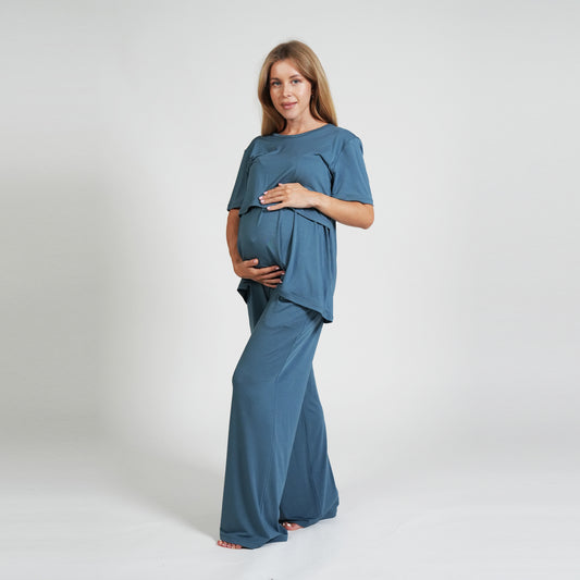 Mama Set in navy color from Bumply Shop
