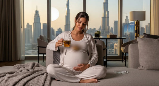 Women in maternity loungewear in Dubai