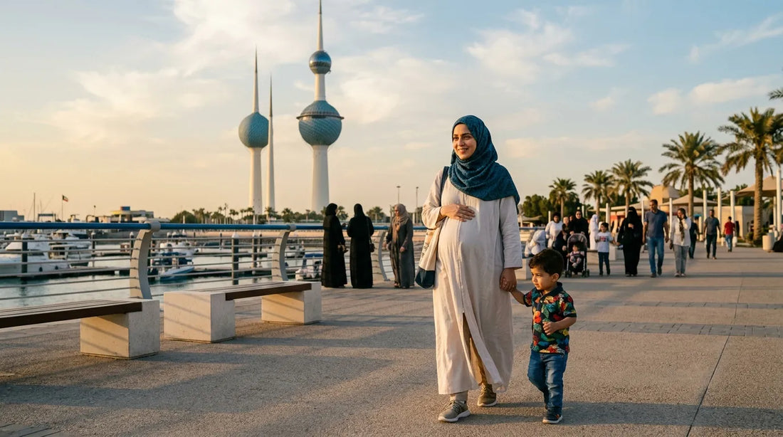 How Kuwaiti Moms Style Maxi Dresses During Pregnancy?