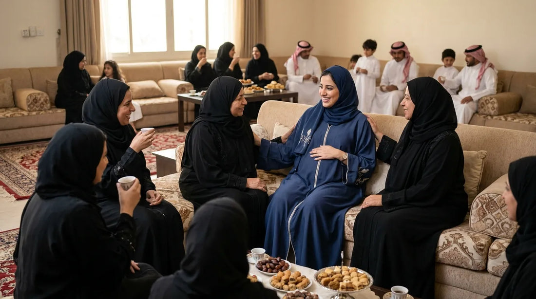 Pregnant women in family gatherings in KSA