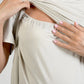 Everyday Nursing Dress - Beige