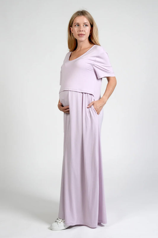 Everyday Nursing Dress - Lavender