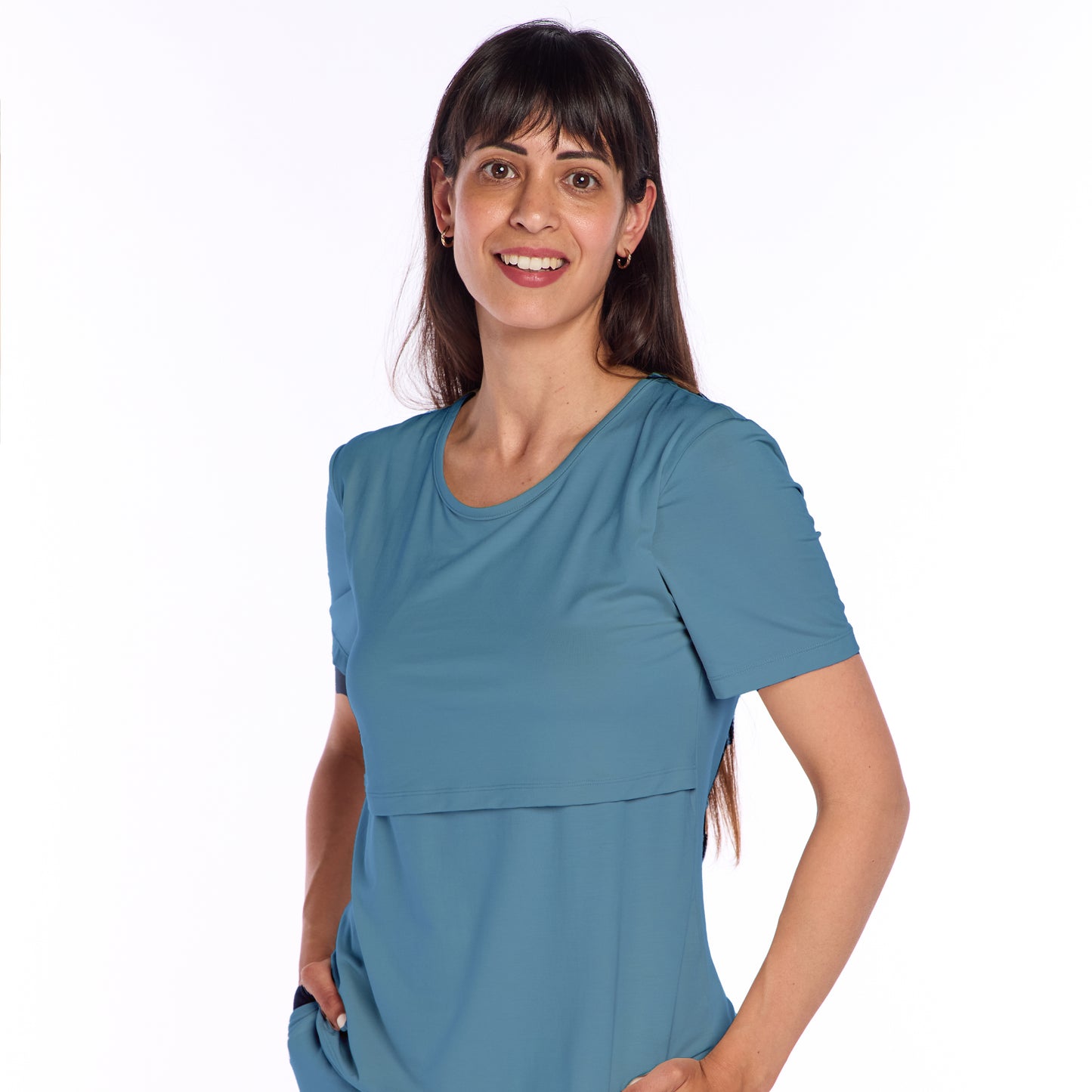 Essential Everyday Shirt in navy color from Bumply Shop