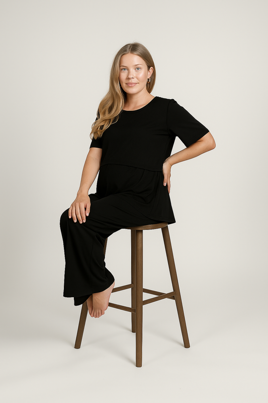 The Everyday Maternity Pants - Black