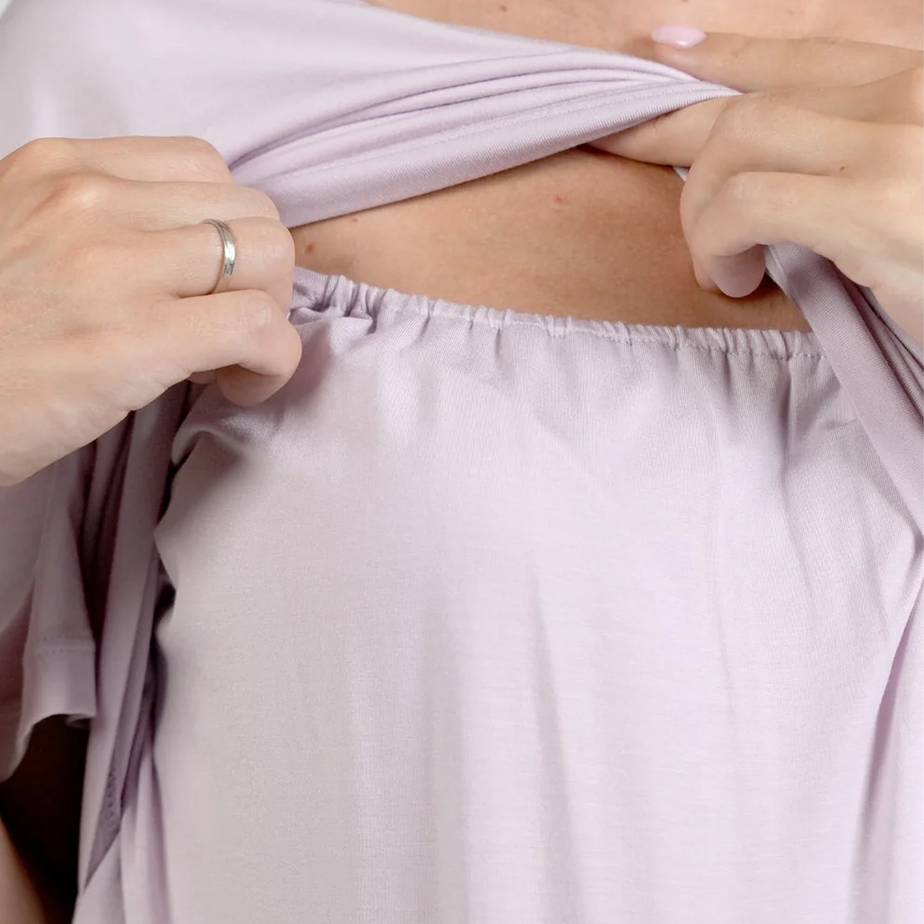 Lavender everyday shirt designed for comfort from Bumply Shop