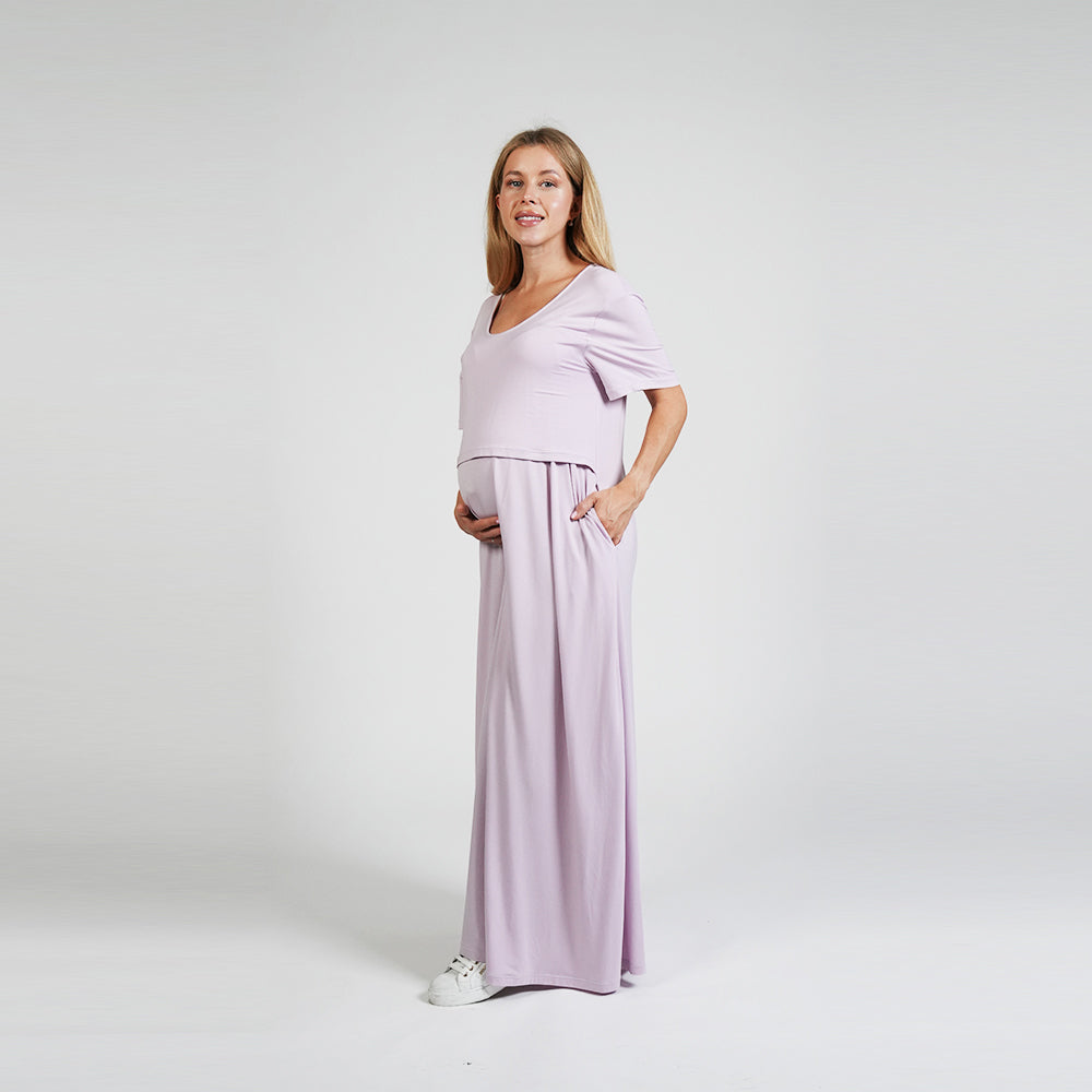 Everyday Nursing Dress - Lavender