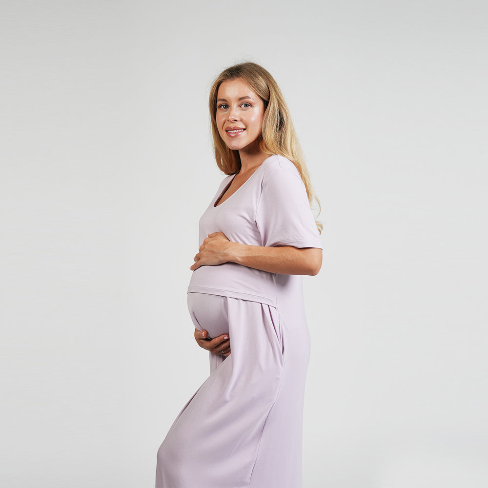 Everyday Nursing Dress - Lavender