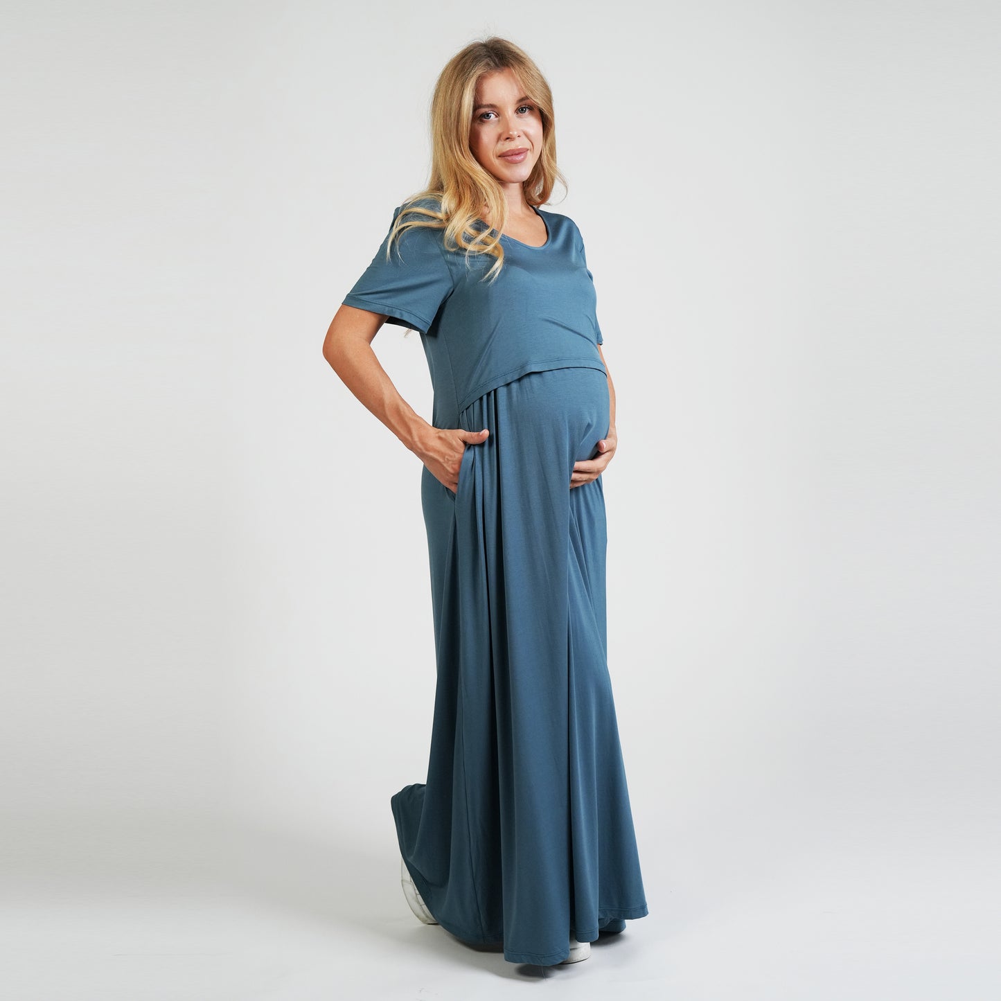 Everyday Nursing Dress - Navy