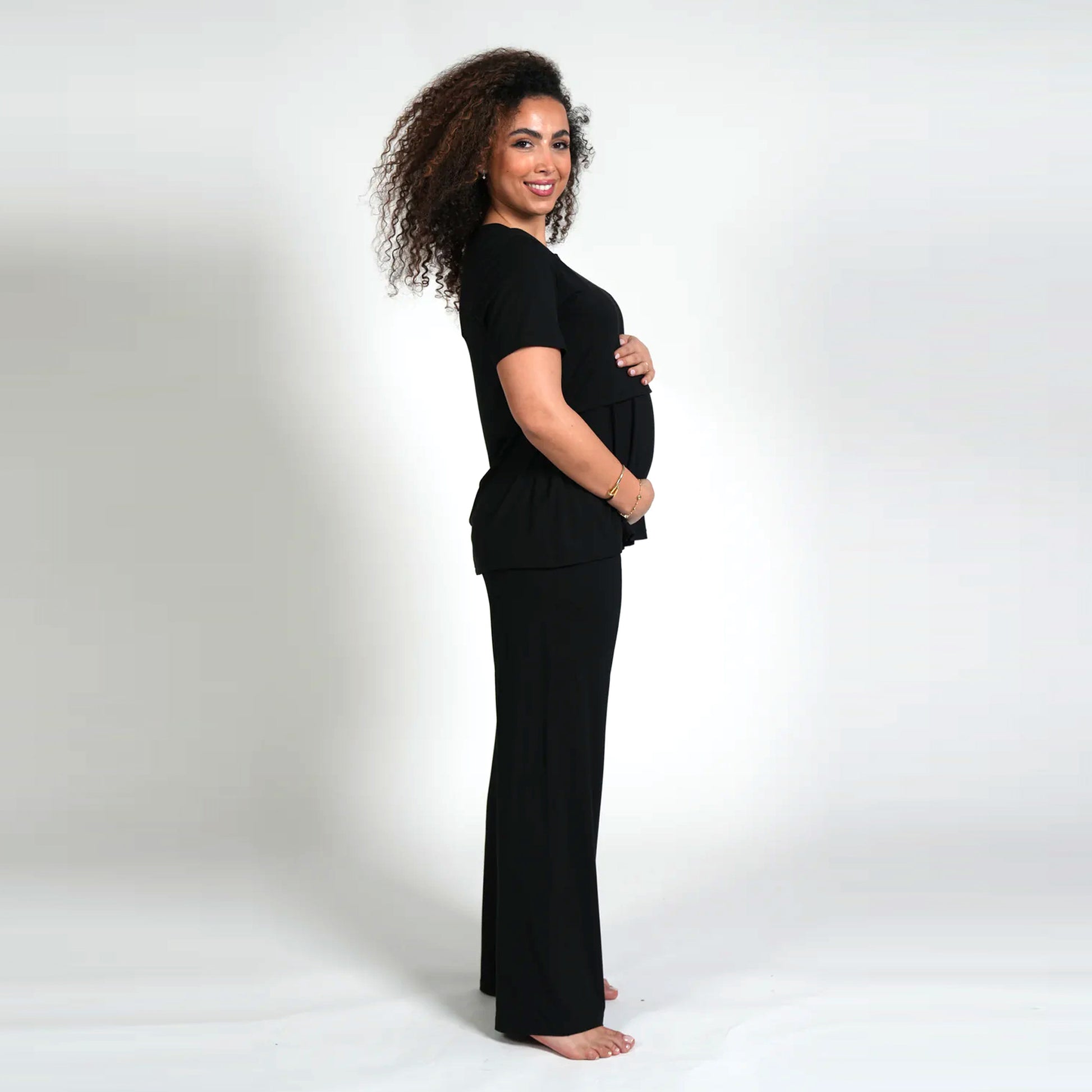 Black Mama Set with matching top and bottom