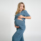 Everyday Maternity Pants in navy blue from Bumply Shop