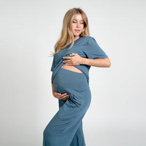 Everyday Maternity Pants Navy Blue