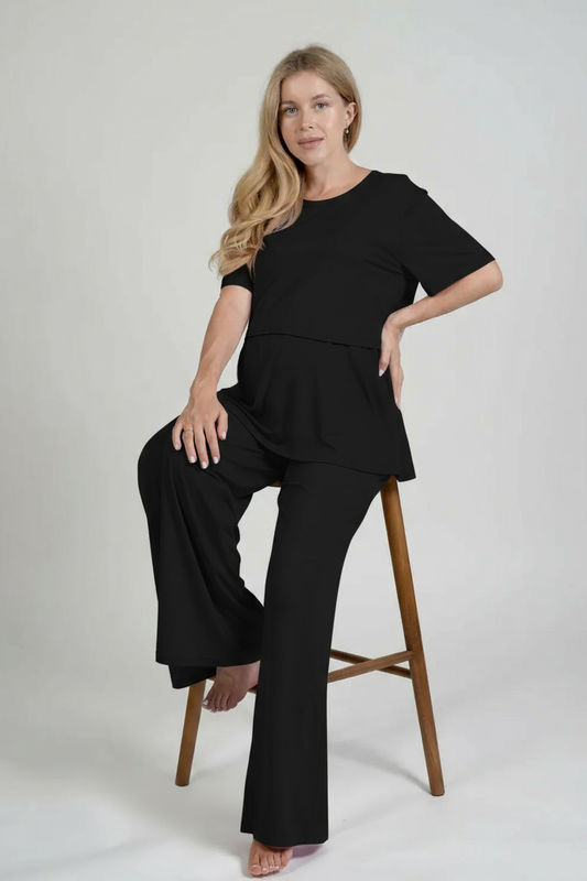 The Everyday Maternity Pants - Black